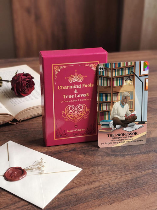 Charming Fools & True Lovers - 57 Love Oracle Cards with Guidebook