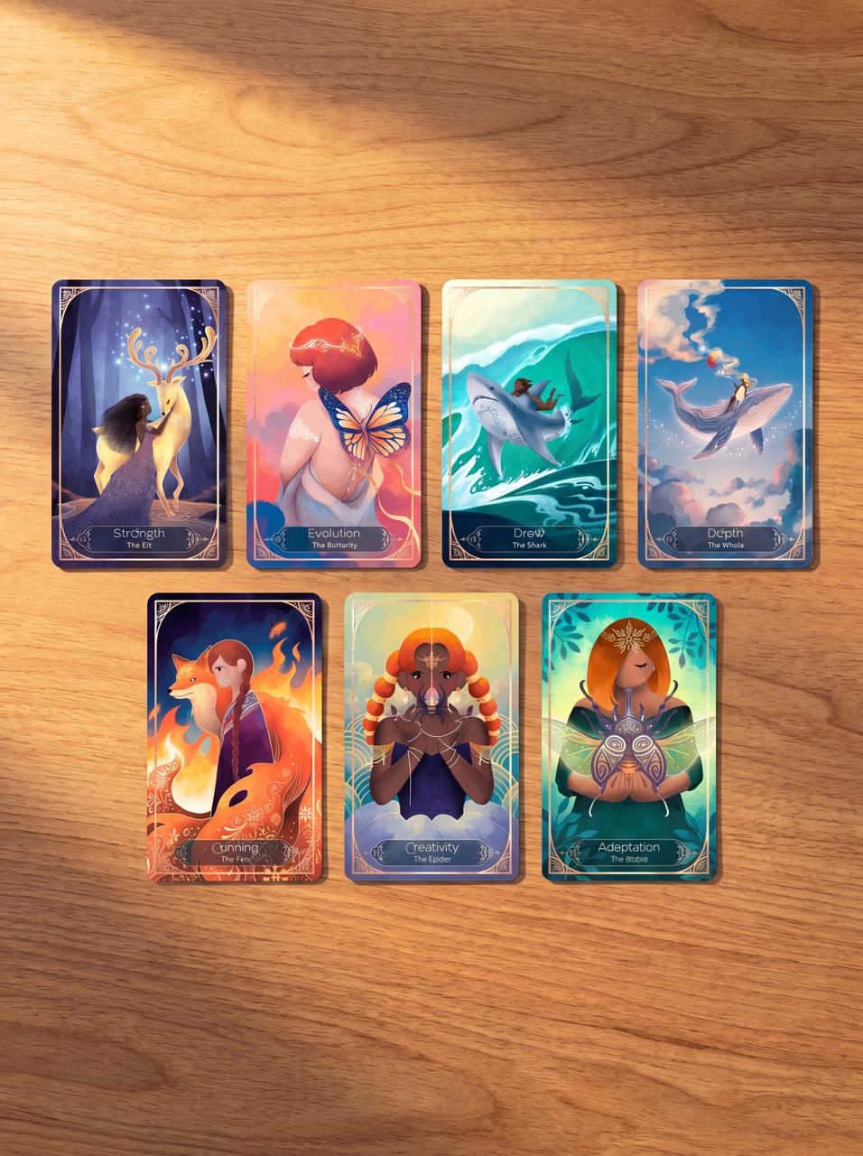 Voices of the Wild - 52 Animal Oracle Cards with Guidebook