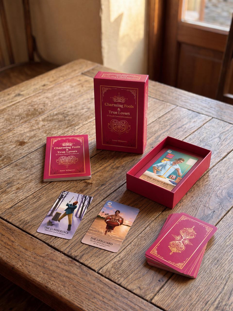 Charming Fools & True Lovers - 57 Love Oracle Cards with Guidebook