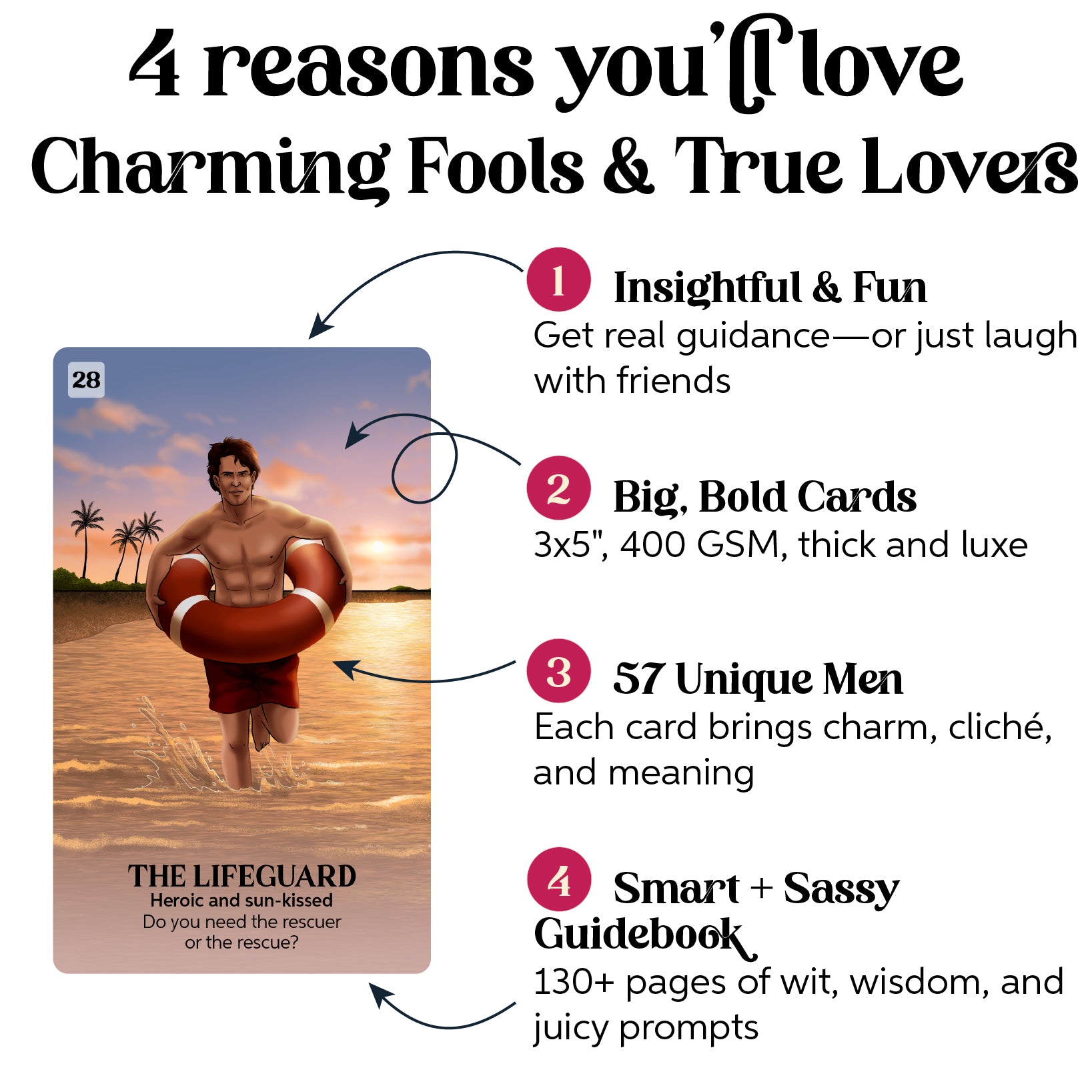 Charming Fools & True Lovers - 57 Animal Oracle Cards with Guidebook